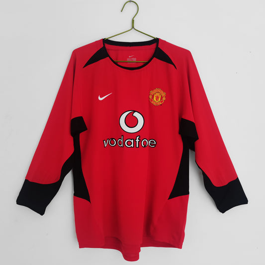 2002/2004 Manchester United home long sleeve