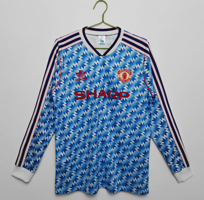 1990/1991 Manchester United away long sleeve