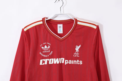 1986/1987 Liverpool home long sleeve