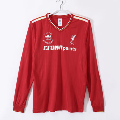 1986/1987 Liverpool home long sleeve