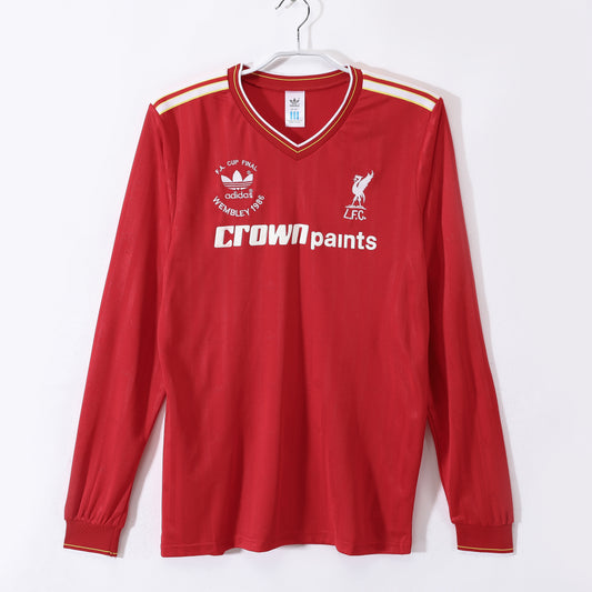 1986/1987 Liverpool home long sleeve