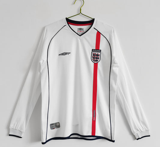 2002  England home long sleeve