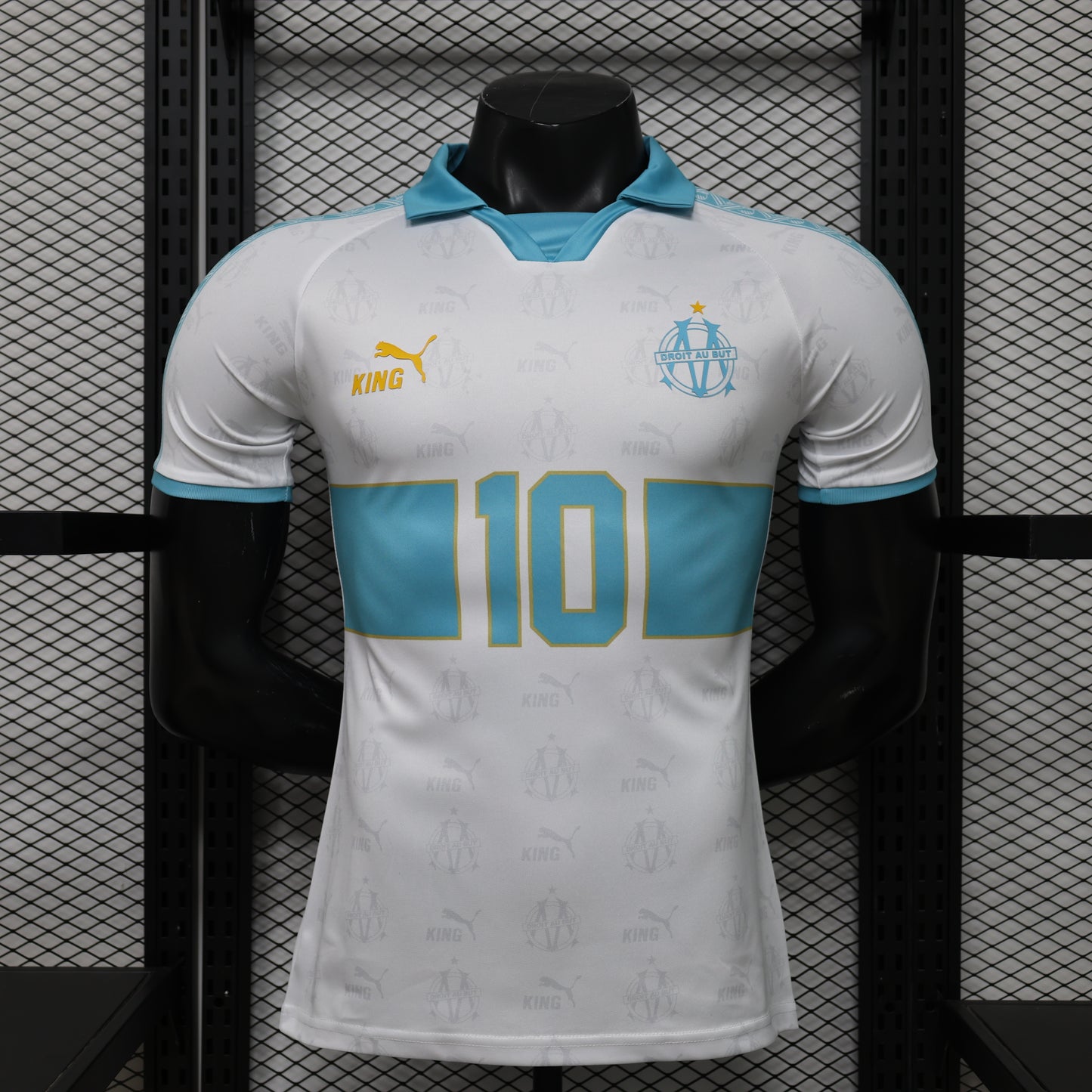 Marseille x king #10 retro Jersey players edition