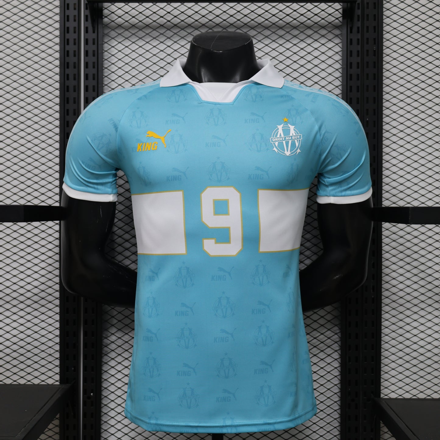 Marseille x king #9 retro Jersey players edition