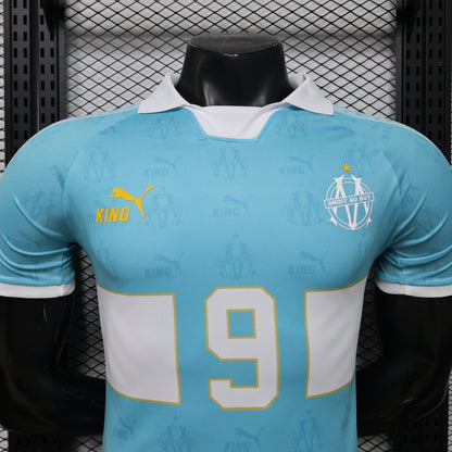 Marseille x king #9 retro Jersey players edition