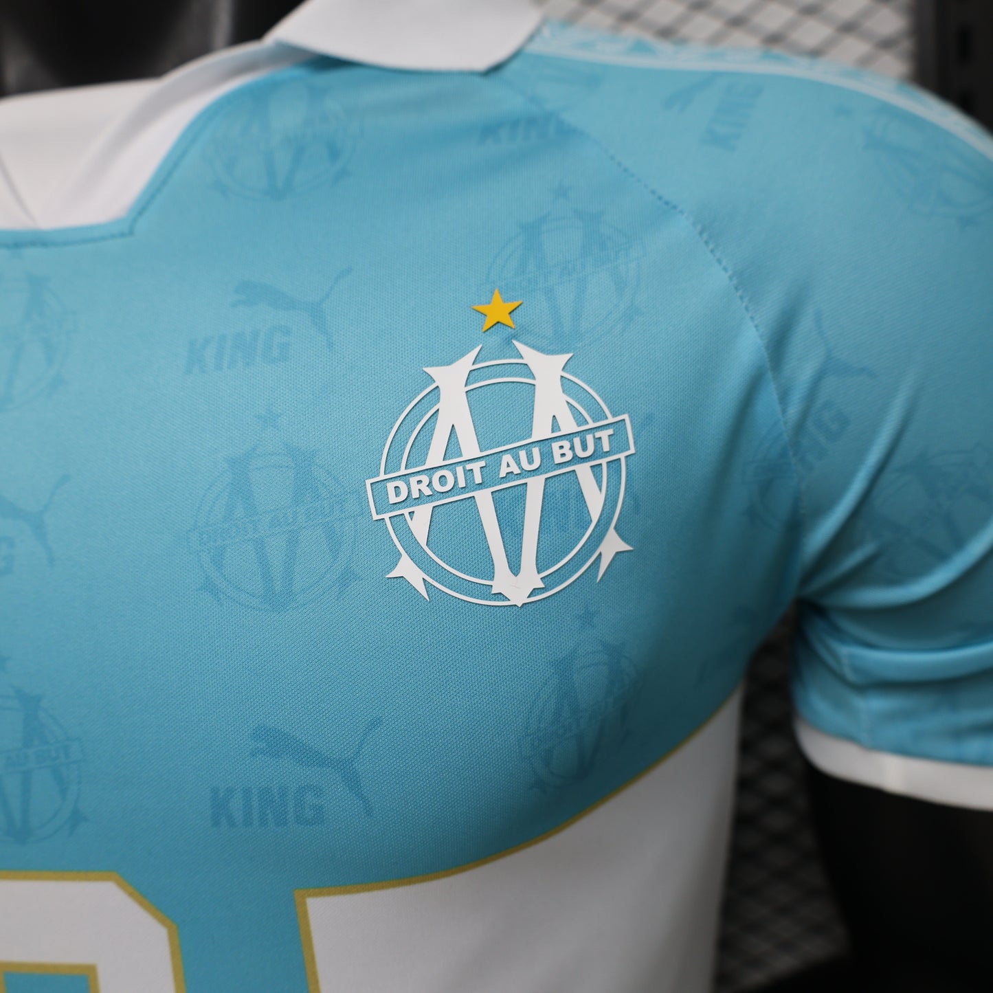 Marseille x king #9 retro Jersey players edition