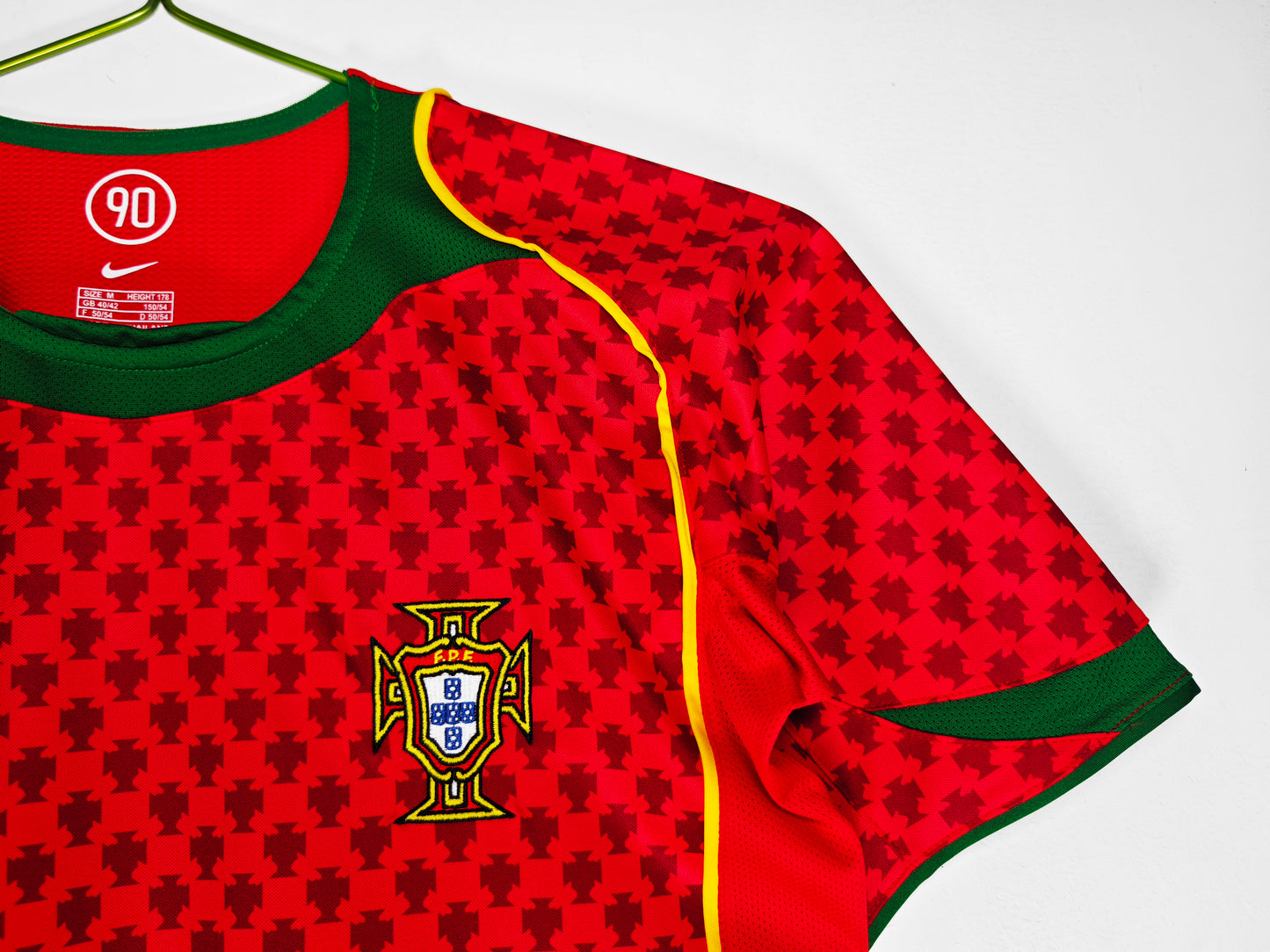 Portugal 2004 home classic Jersey