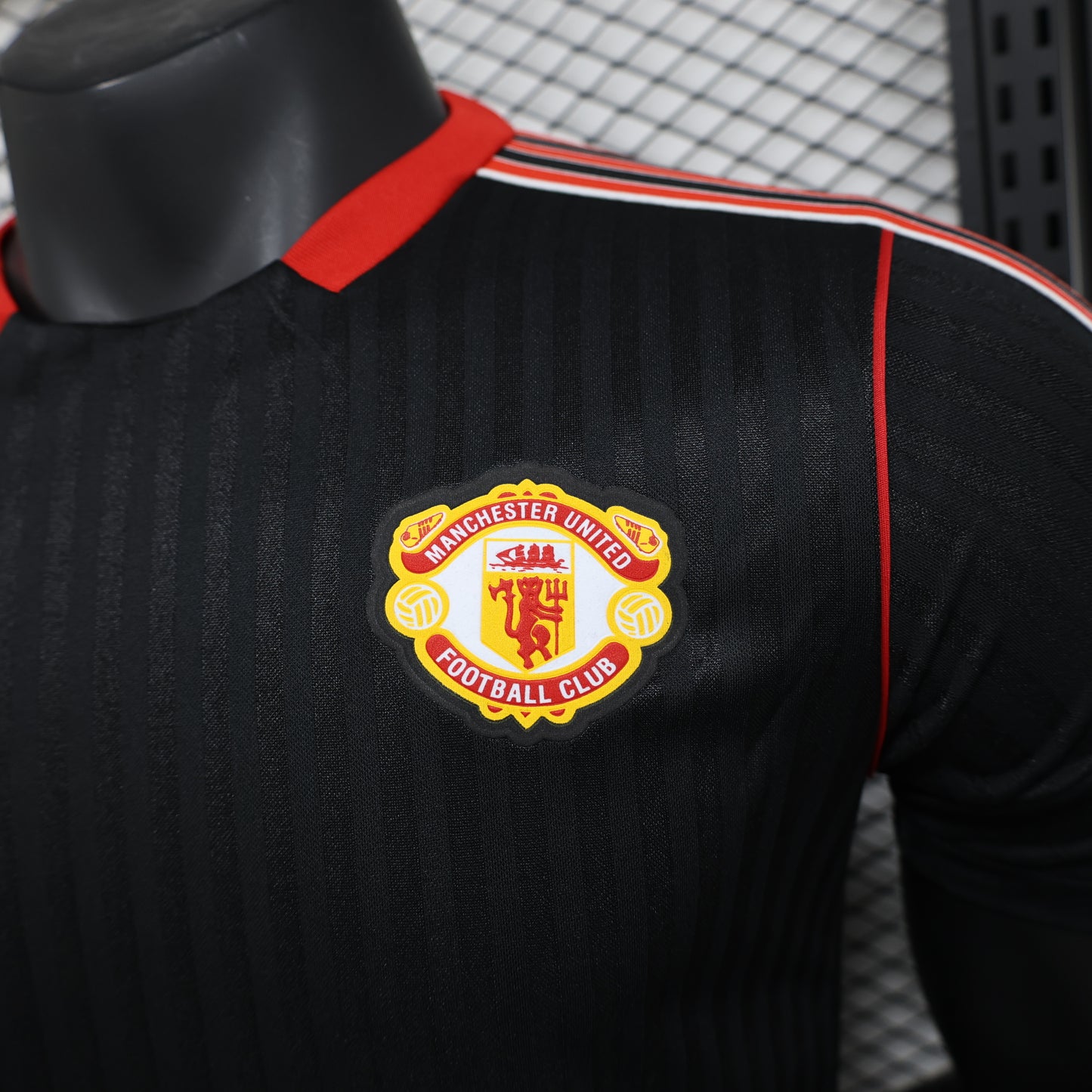 Manchester United black casual fit