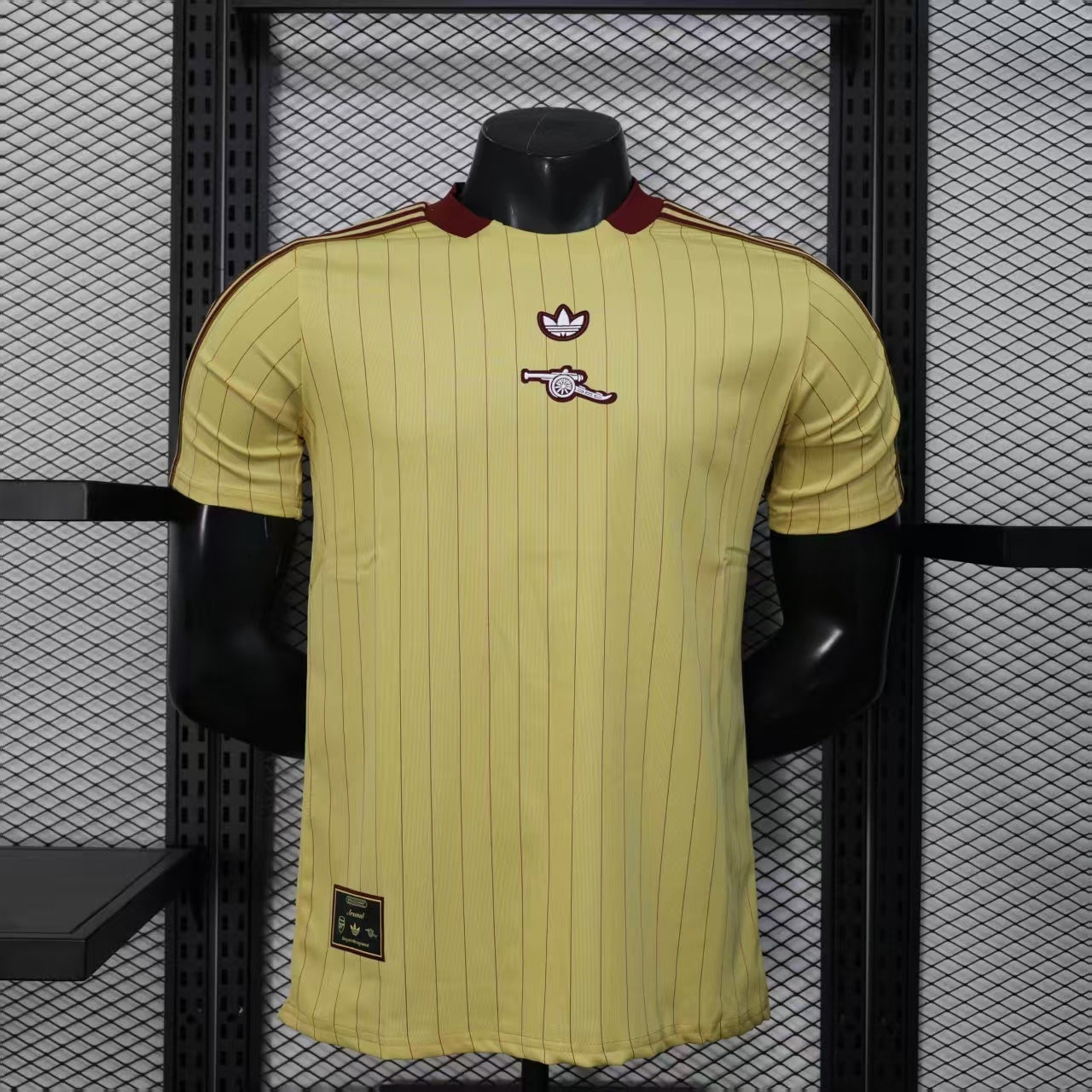 Arsenal yellow  casual fit