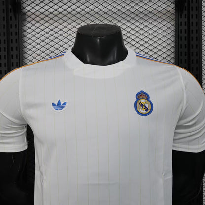 Real Madrid white casual fit