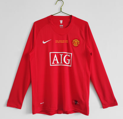 2007/2008 Manchester United home long sleeve
