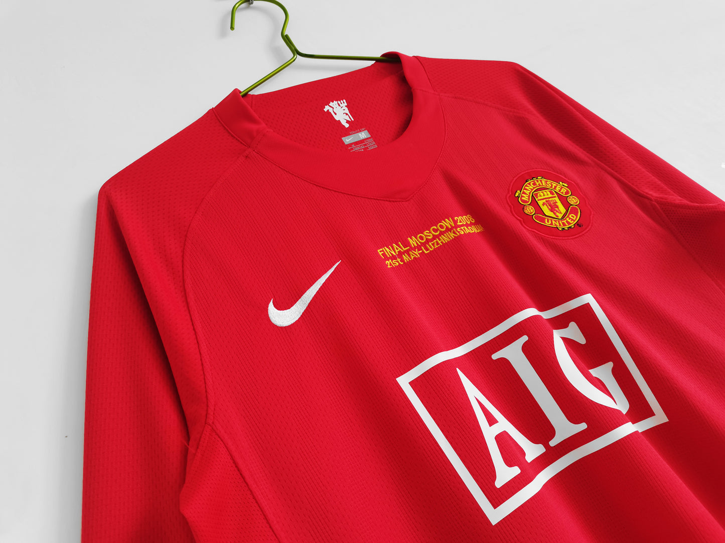 2007/2008 Manchester United home long sleeve