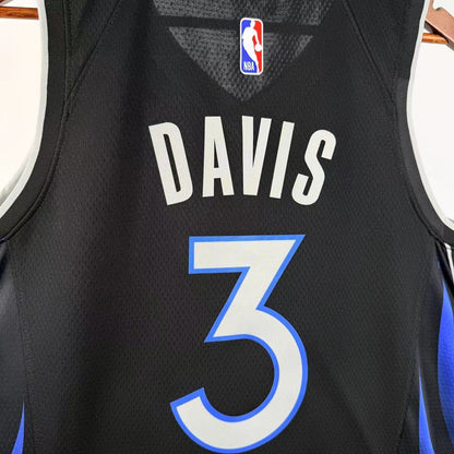 NBA Dallas Mavericks 25/26 black and blue Jersey