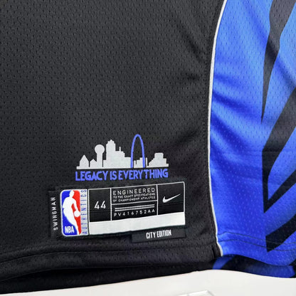 NBA Dallas Mavericks 25/26 black and blue Jersey