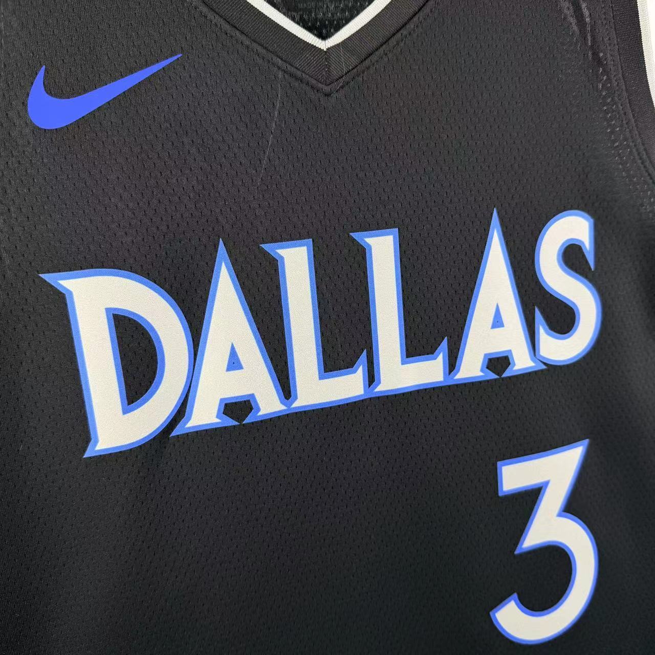 NBA Dallas Mavericks 25/26 black and blue Jersey