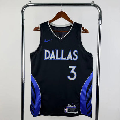 NBA Dallas Mavericks 25/26 black and blue Jersey