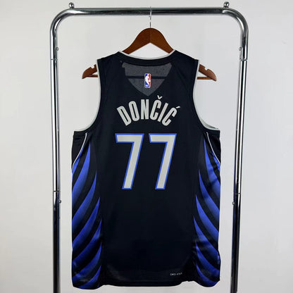 NBA Dallas Mavericks 25/26 black and blue Jersey