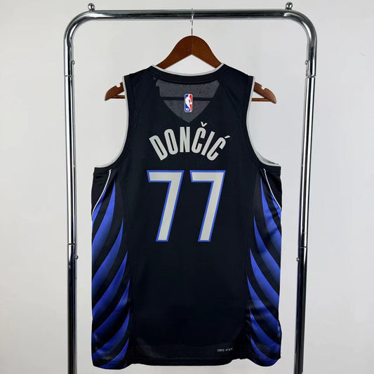 NBA Dallas Mavericks 25/26 black and blue Jersey