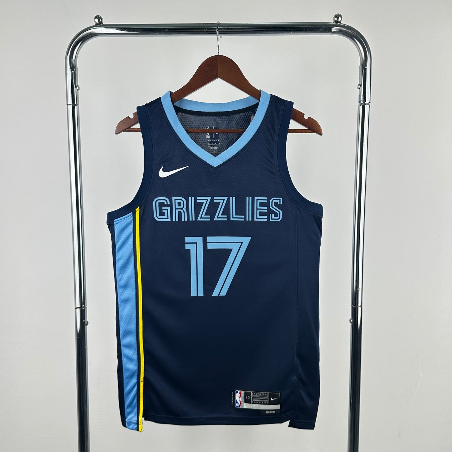 NBA Memphis Grizzlies navy Jersey