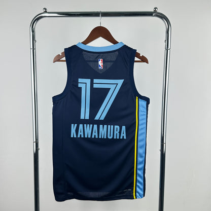 NBA Memphis Grizzlies navy Jersey