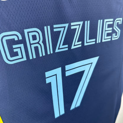 NBA Memphis Grizzlies navy Jersey