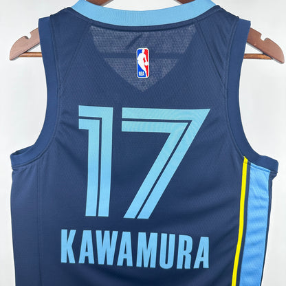 NBA Memphis Grizzlies navy Jersey