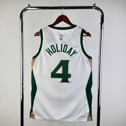 NBA Boston Celtics white city edition Jersey