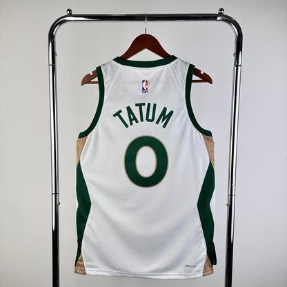 NBA Boston Celtics white city edition Jersey