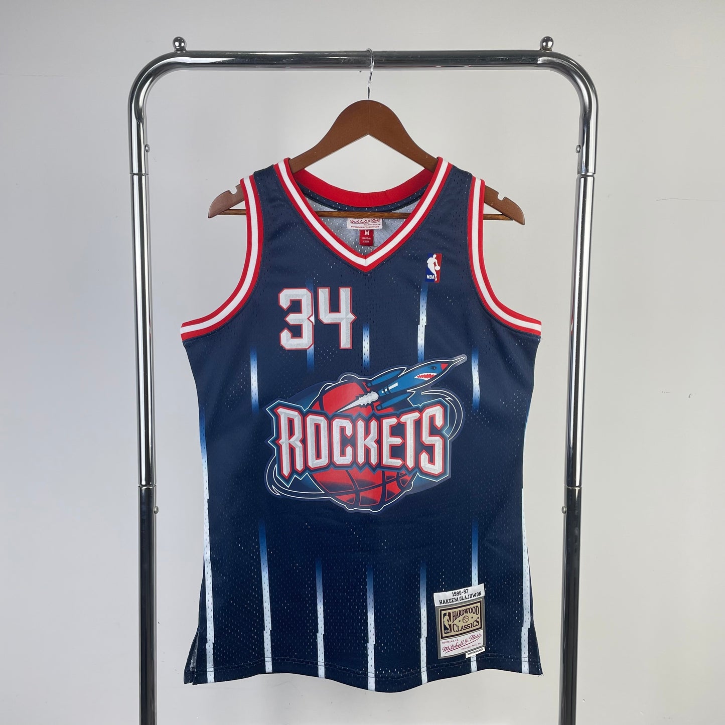 NBA Houston Rockets 1996/1997 #34 Hakeem Olajuwon classic Jersey