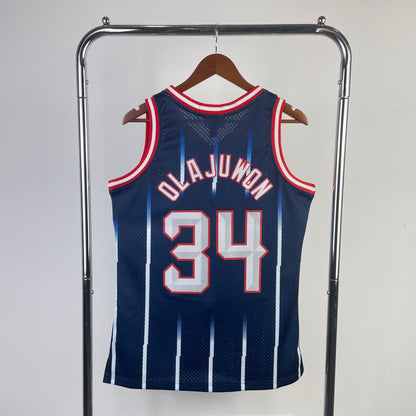 NBA Houston Rockets 1996/1997 #34 Hakeem Olajuwon classic Jersey