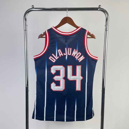 NBA Houston Rockets 1996/1997 #34 Hakeem Olajuwon classic Jersey