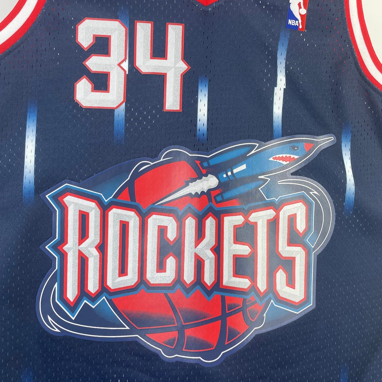 NBA Houston Rockets 1996/1997 #34 Hakeem Olajuwon classic Jersey