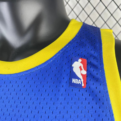 NBA Denver Nuggets 1991/1992 #55 Dikembe Mutombo classic Blue Jersey