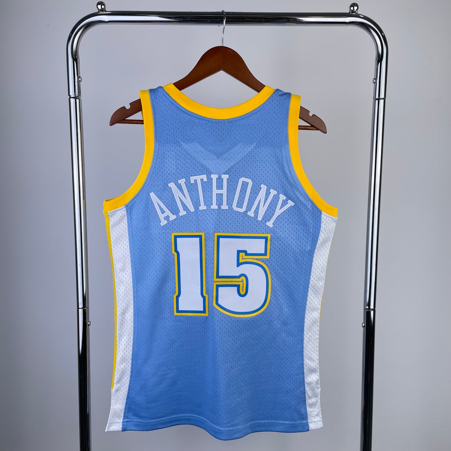 NBA Denver Nuggets 2003/2004 #15 Carmelo Anthony classic blue Jersey