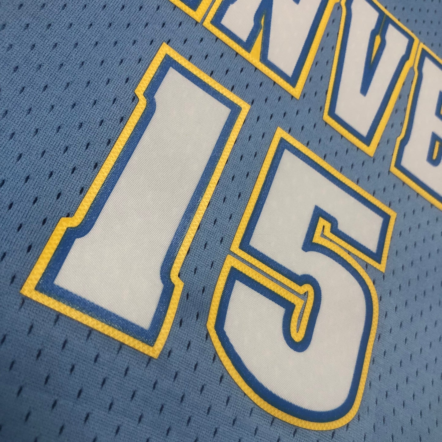 NBA Denver Nuggets 2003/2004 #15 Carmelo Anthony classic blue Jersey