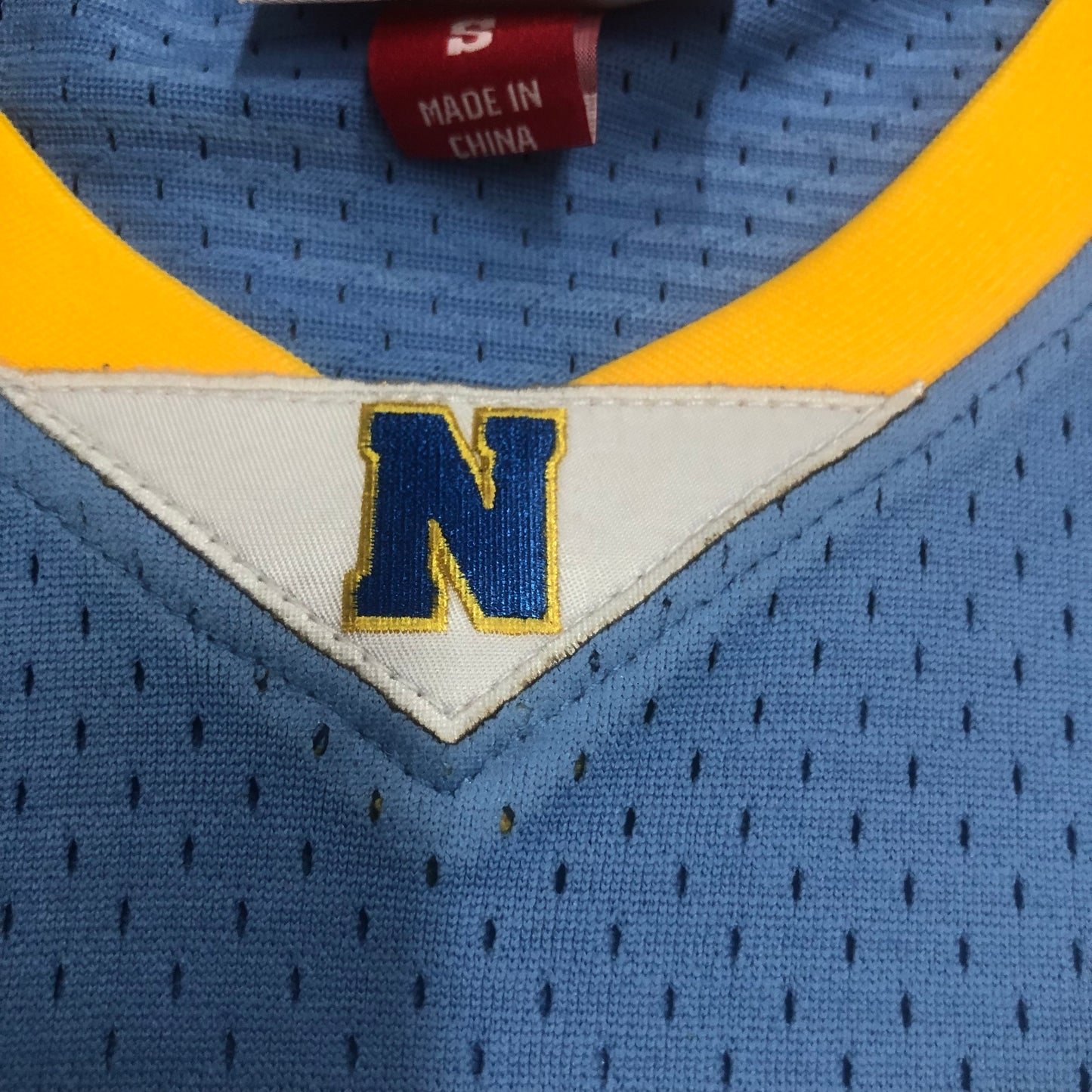 NBA Denver Nuggets 2003/2004 #15 Carmelo Anthony classic blue Jersey