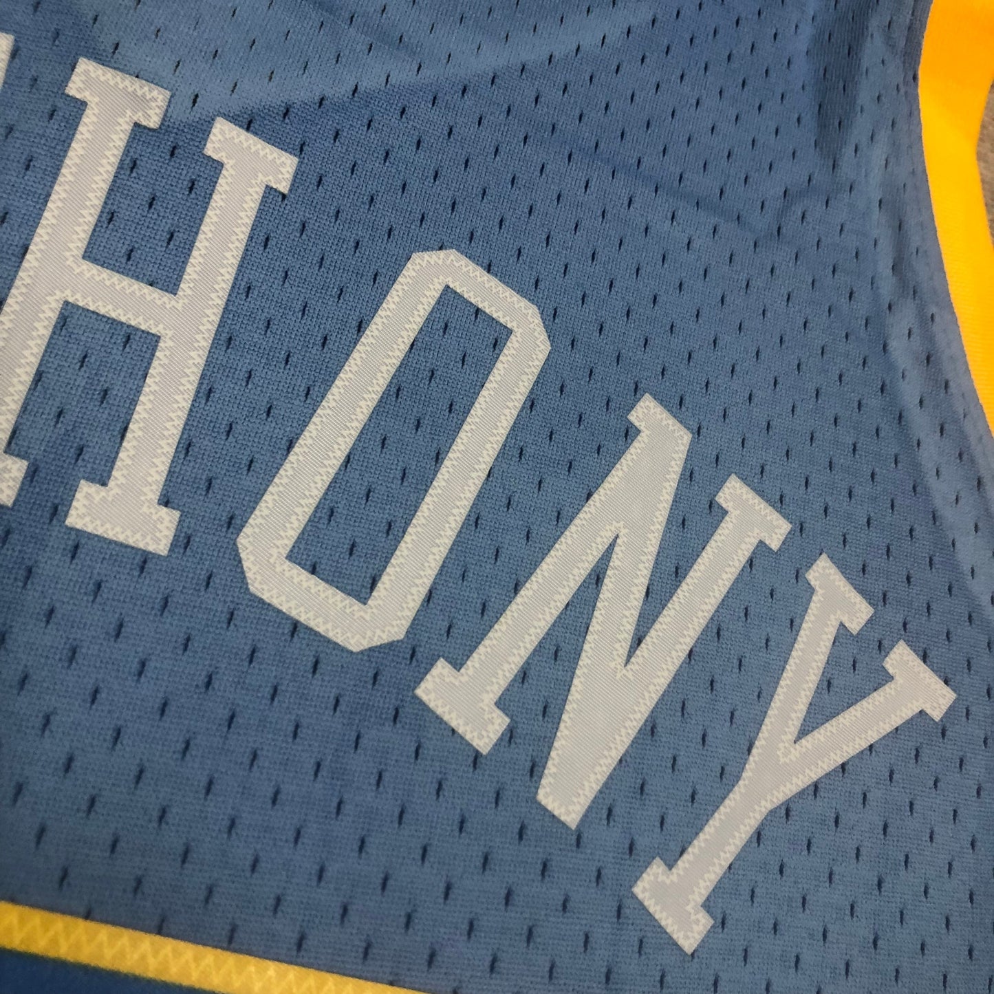 NBA Denver Nuggets 2003/2004 #15 Carmelo Anthony classic blue Jersey