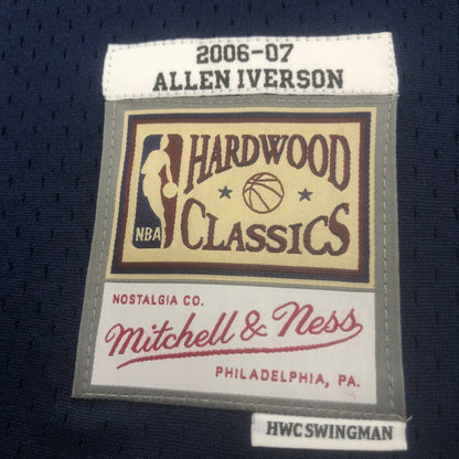 NBA Denver Nuggets 2006/2007 #3 Alan Iverson classic navy Jersey