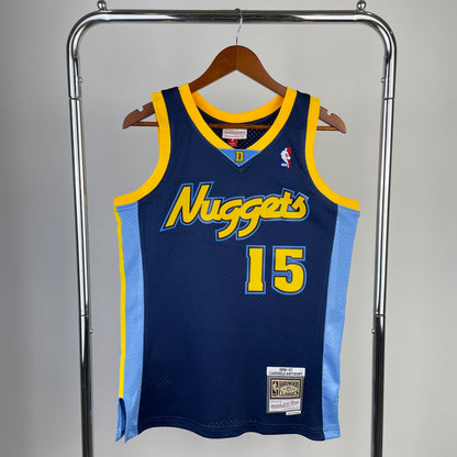 NBA Denver Nuggets 2006/2007 #15 Carmelo Anthony classic navy Jersey