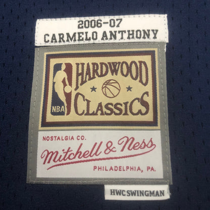 NBA Denver Nuggets 2006/2007 #15 Carmelo Anthony classic navy Jersey