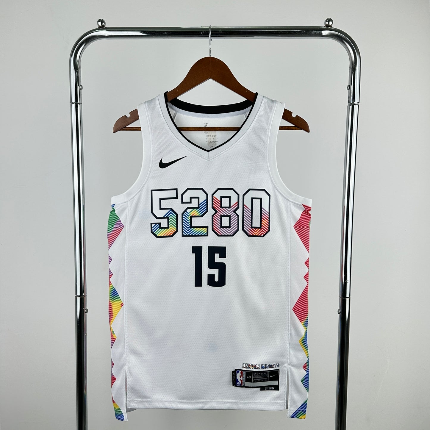 NBA Denver Nuggets 2025 white city edition Jersey