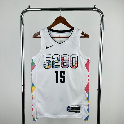 NBA Denver Nuggets 2025 white city edition Jersey