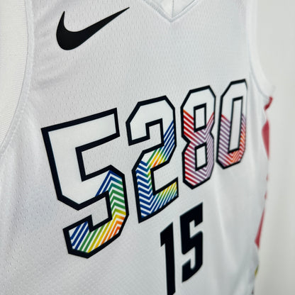 NBA Denver Nuggets 2025 white city edition Jersey