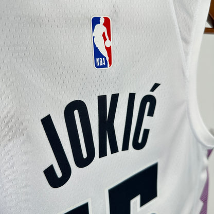 NBA Denver Nuggets 2025 white city edition Jersey