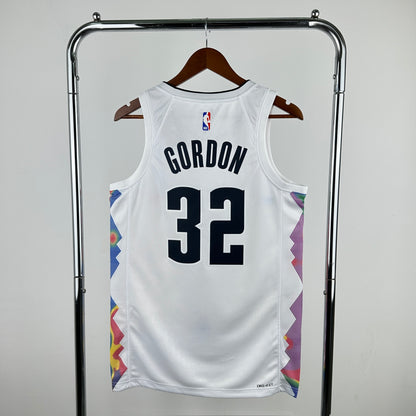NBA Denver Nuggets 2025 white city edition Jersey