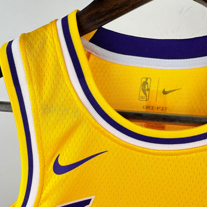 NBA Los Angeles Lakers yellow  Jersey
