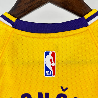 NBA Los Angeles Lakers yellow  Jersey