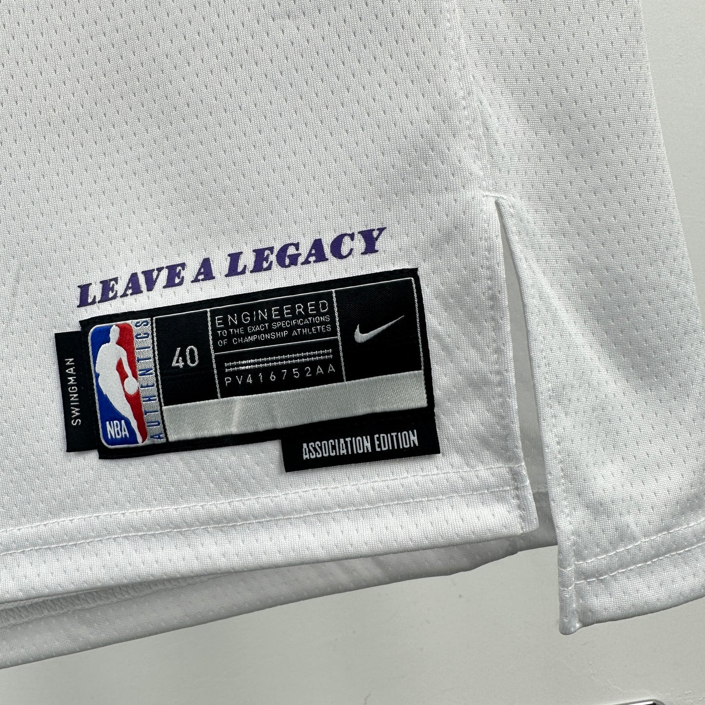 NBA Los Angeles Lakers white Jersey