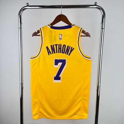 NBA Los Angeles Lakers yellow  Jersey