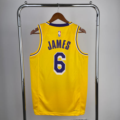 NBA Los Angeles Lakers yellow  Jersey